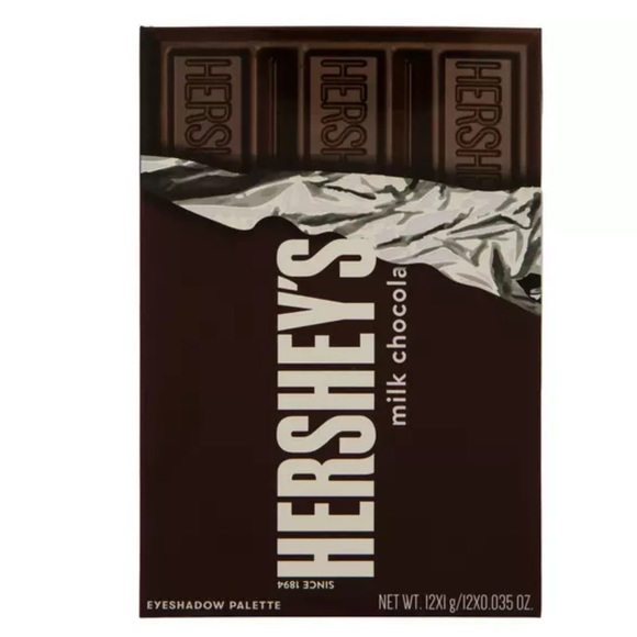TASTE BEAUTY Hershey's Milk Chocolate 12 Pan Eyeshadow Palette NWT Sealed - Picture 1 of 9